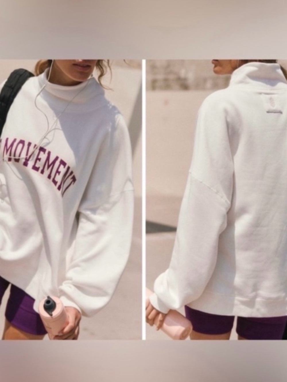 NWT Free People FP
Movement Victory Set - White
Mulberry Combo ****FLAWED***